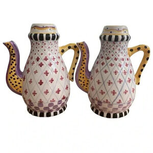 Vintage Shabby Chic Farmhouse Style Candlestick Holders